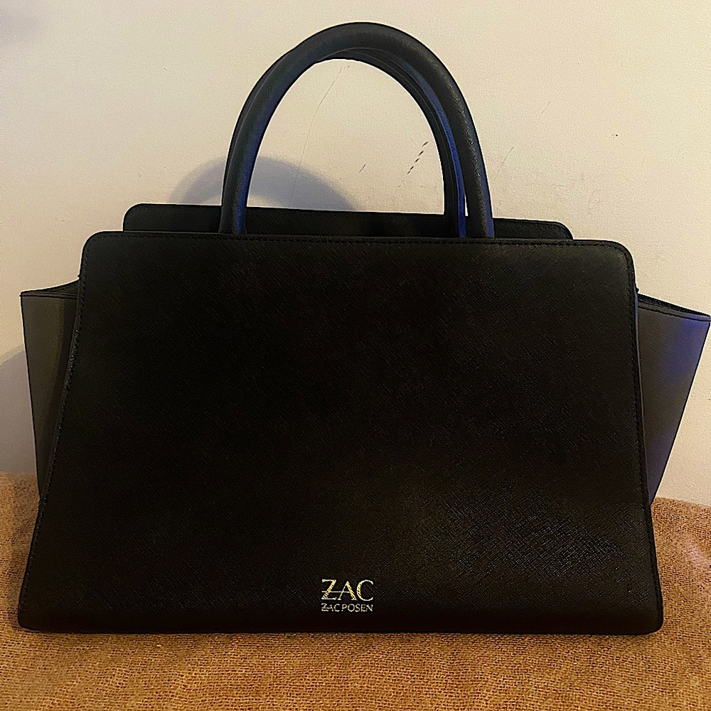 ✨Host Pick✨ ZAC Posen Large Black and Olive Leather Bag